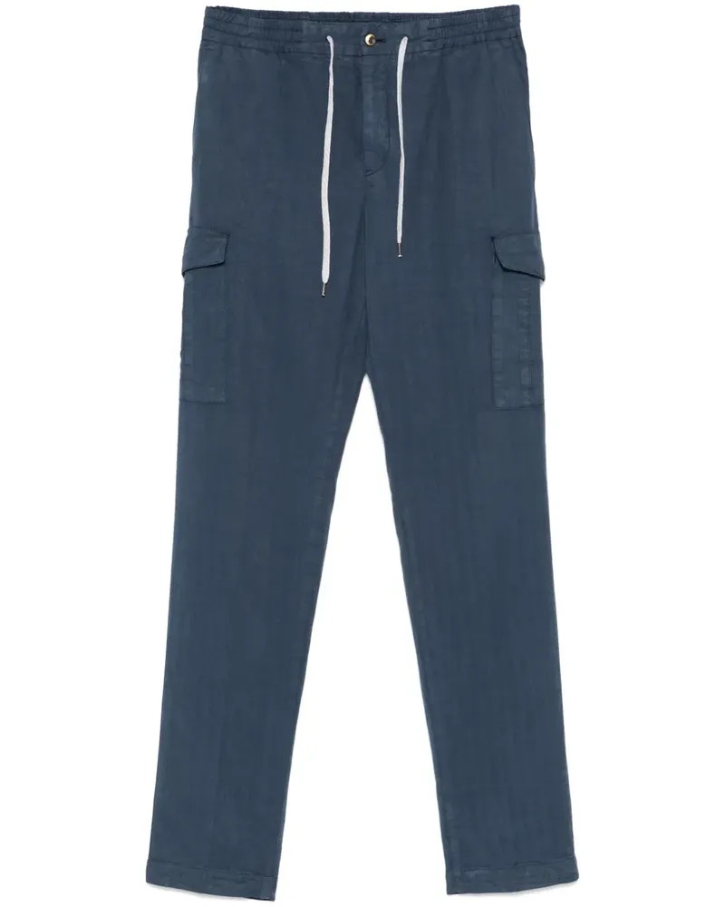 PT TORINO Klassische Cargohose - Blau Blau