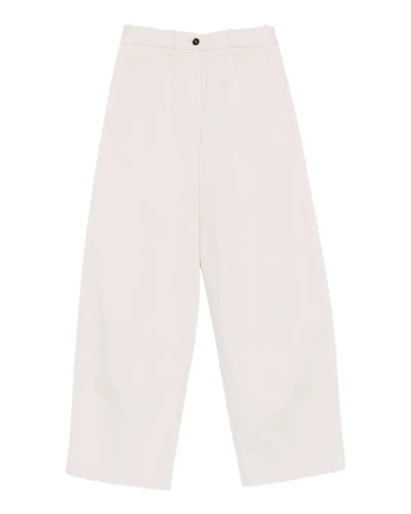 nine:inthe:morning button wide-leg jeans - Nude Nude