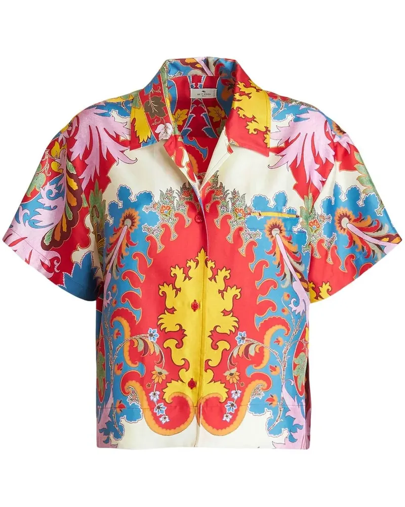Etro T-Shirt mit grafischem Print - Rot Rot