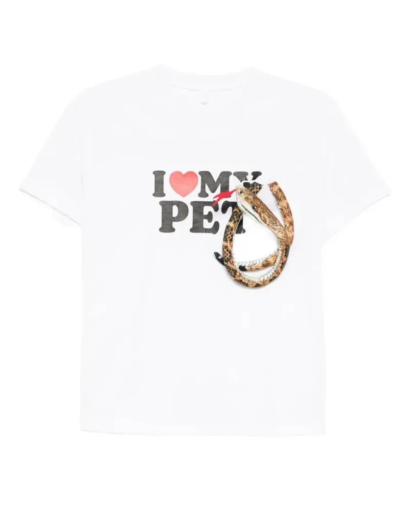 Doublet I Love My Pet T-Shirt - Weiß Weiß