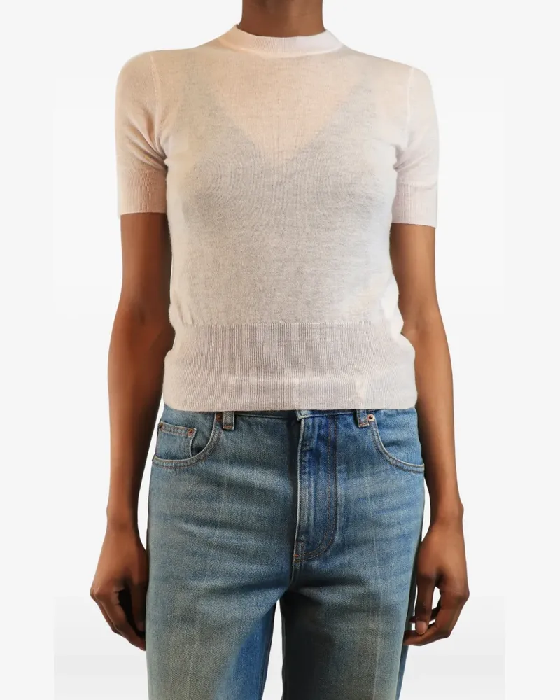 Joseph T-Shirt aus Kaschmir - Nude Nude