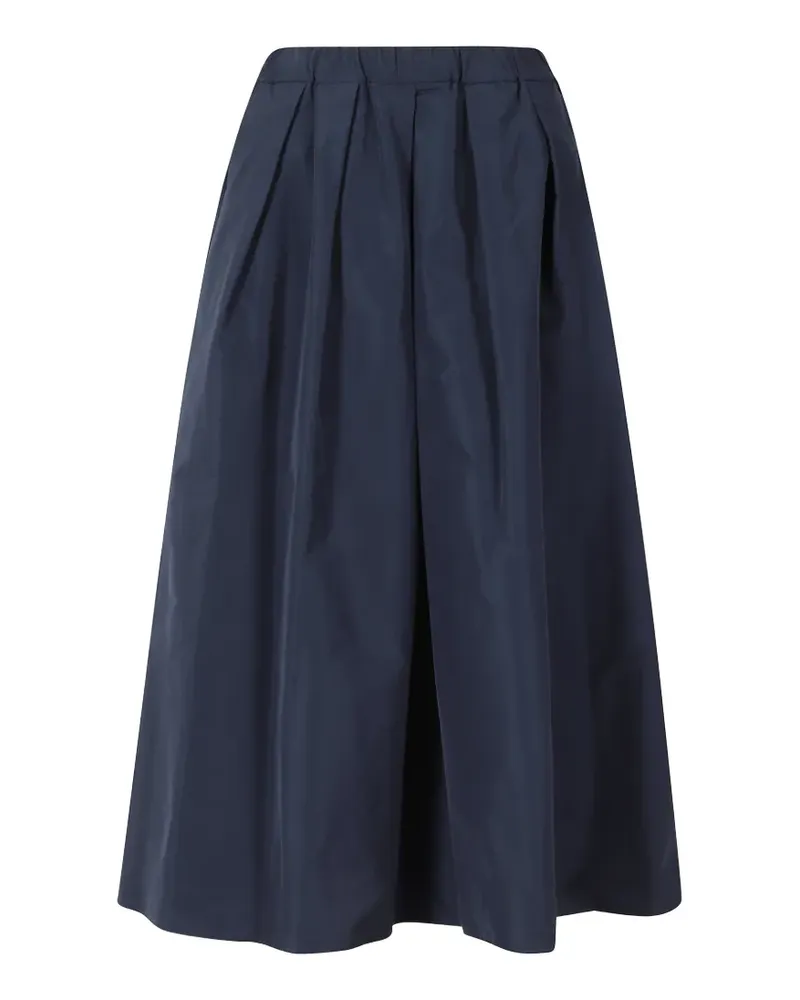 Max Mara pleated A-line midi skirt - Blau Blau