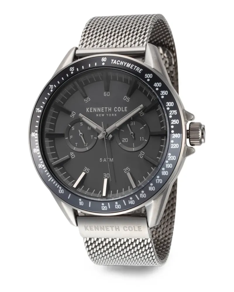 Kenneth Cole Runde Armbanduhr 43mm - Schwarz Schwarz