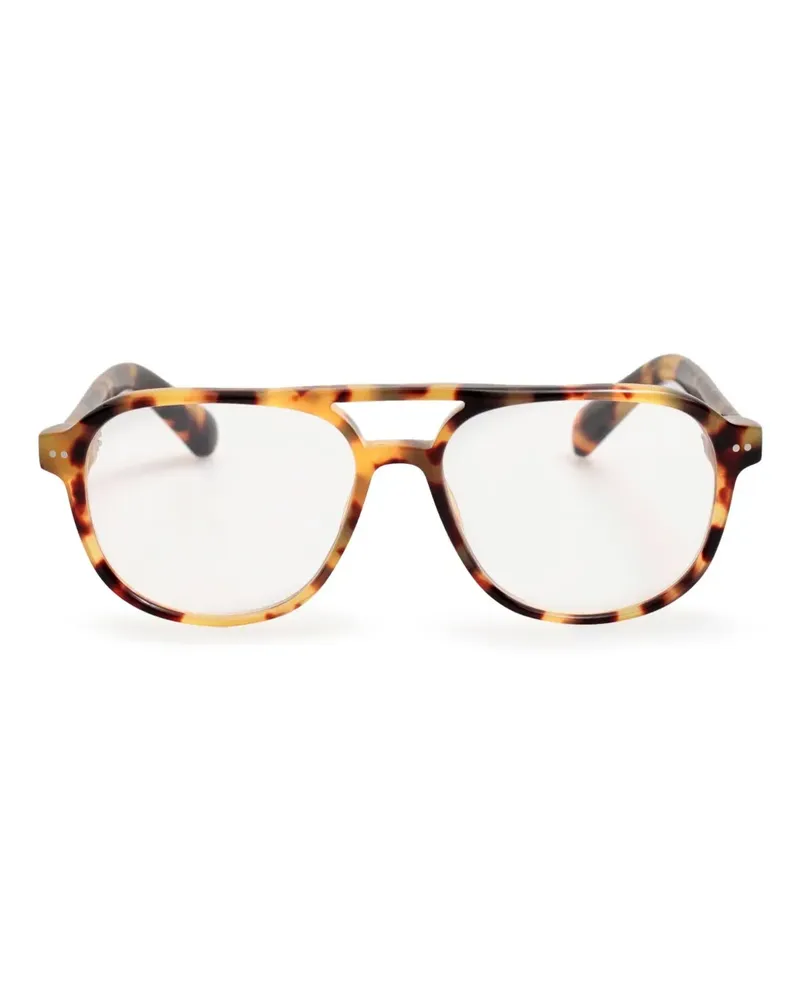 Jacquemus Klassische Pilotenbrille - Braun Braun