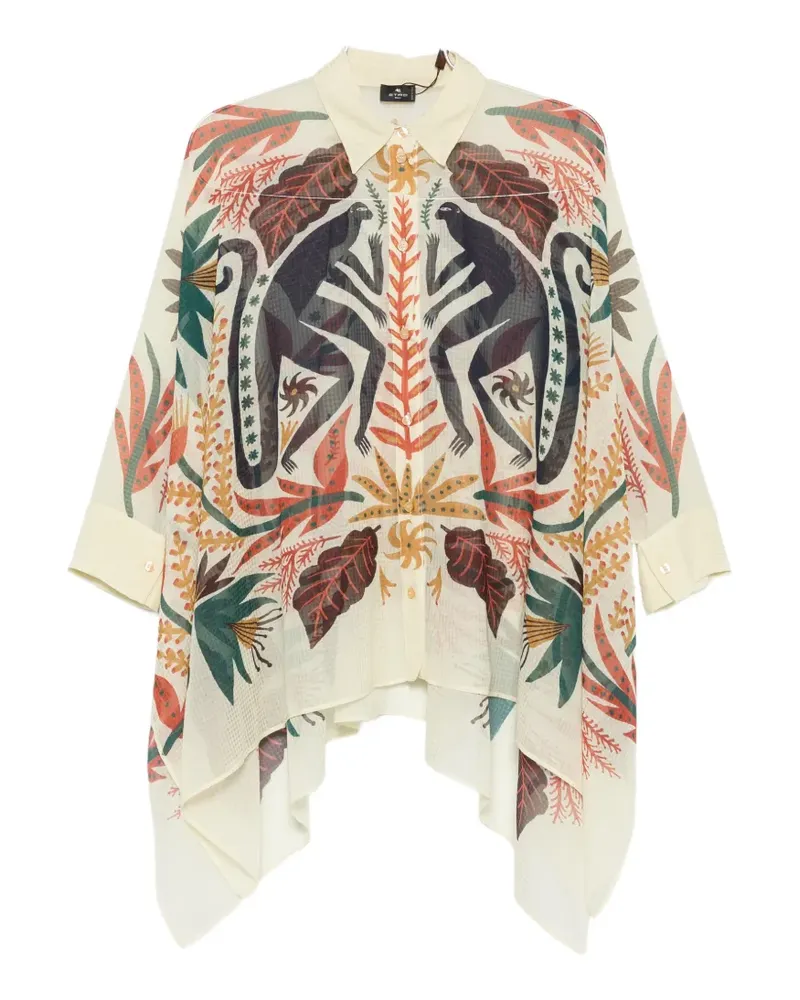 Etro printed shirt - Nude Nude