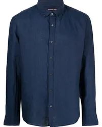 Michael Kors Button-down-Hemd aus Leinen Blau