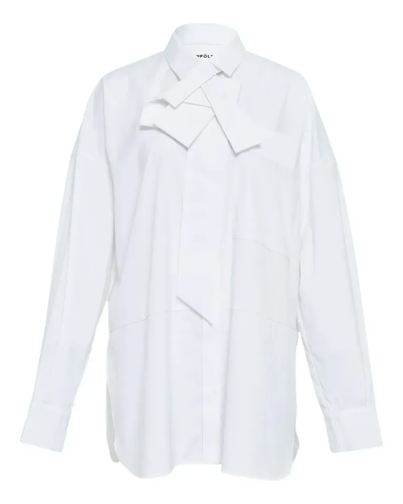 ENFÖLD Hemd mit Schleifendetail - Weiß Weiß
