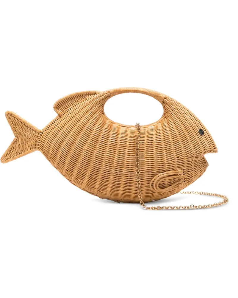 Serpui Daniel Fish tote bag - Nude Nude