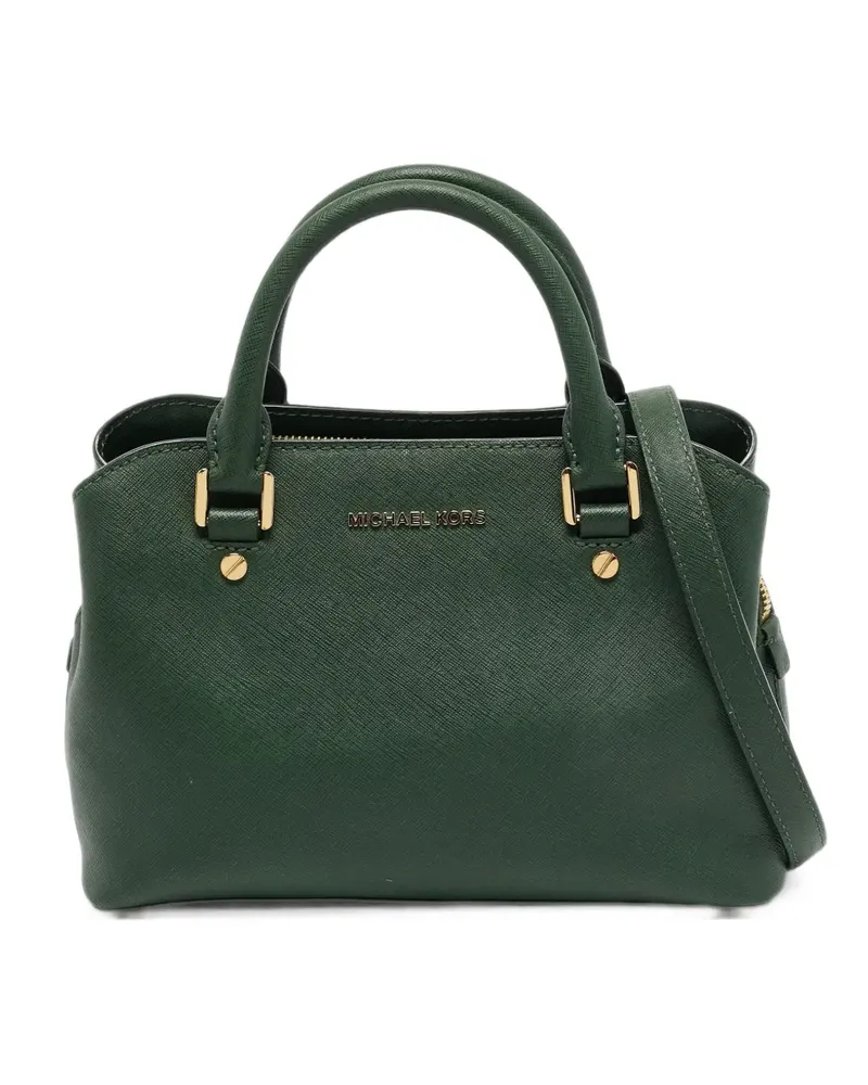 Michael Kors Kleiner Savannah Saffiano-Tote Bag - Grün Grün