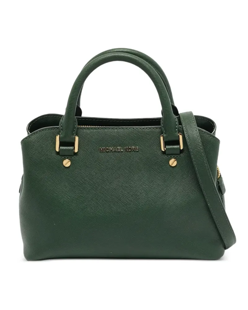 Michael Kors Kleiner Savannah Saffiano-Tote Bag - Grün Grün