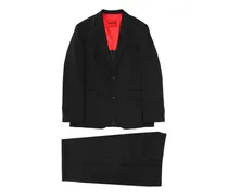 Schmaler Anzug - Schwarz