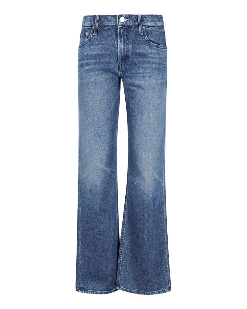 Mother Five-Pocket-Jeans in A-Linie - Blau Blau