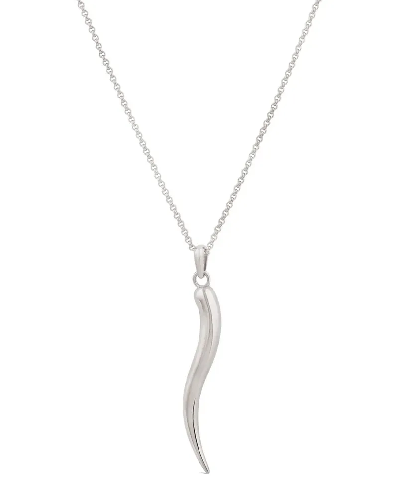 Dinny Hall Toro Horn Halskette mit Anhänger - Silber Silber