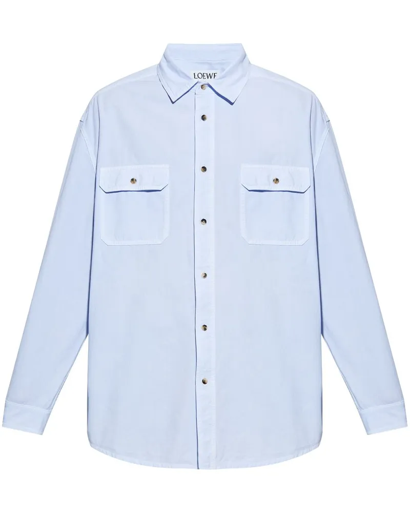 Loewe Klassisches Hemd - Blau Blau