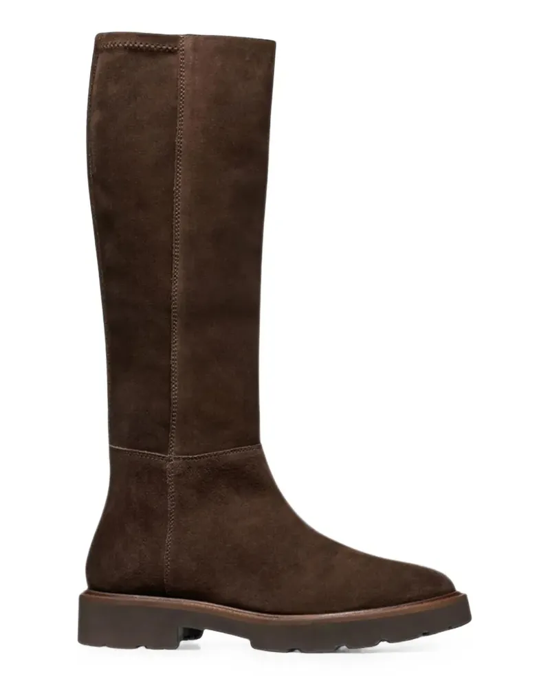 Geox Kniehohe Norize Wildlederstiefel - Braun Braun