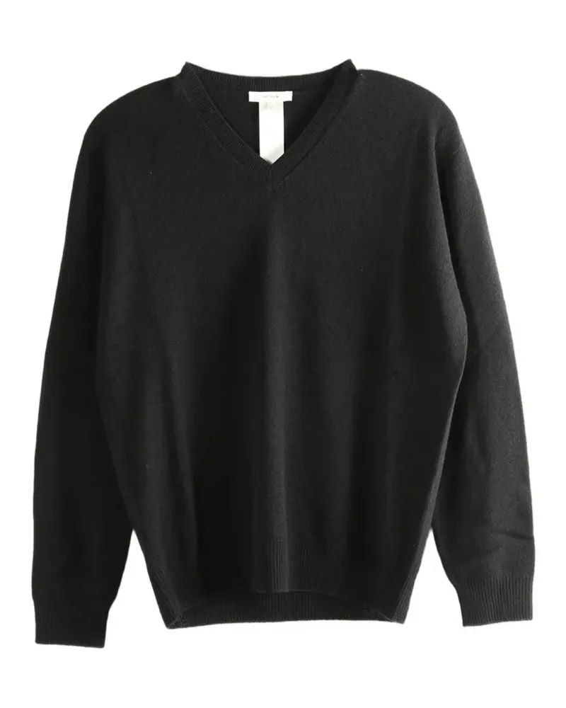 The Row Numi V-neck long-sleeve top - Schwarz Schwarz