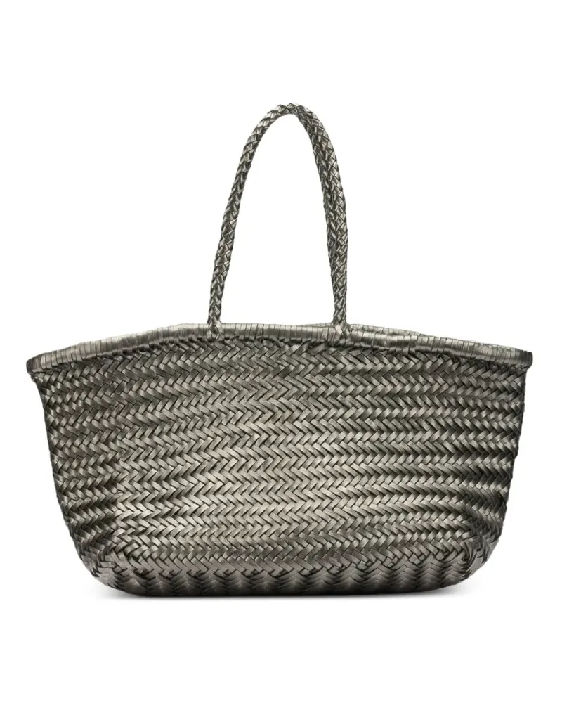 Dragon Diffusion woven-design tote bag - Silber Silber
