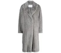 Langer Mantel aus Faux Fur
