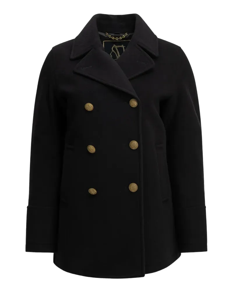 Sealup double-breasted coat - Blau Blau