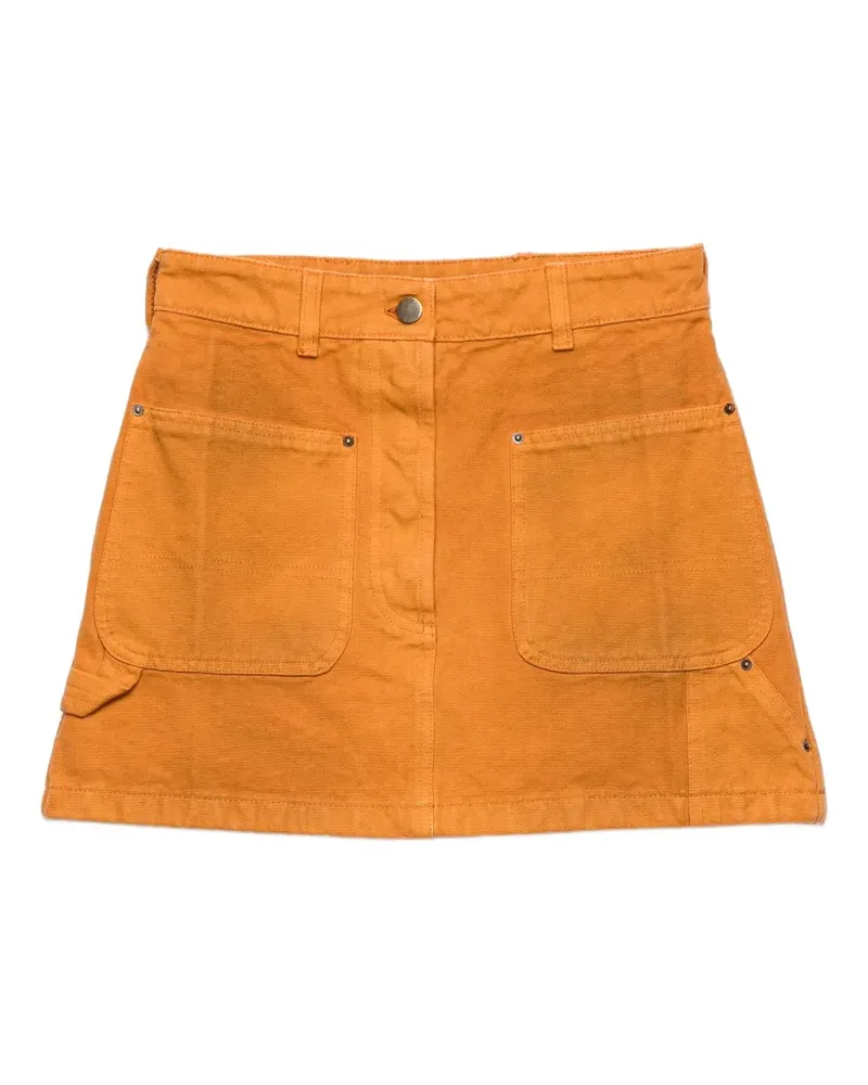 Prada Minirock aus Canvas - Orange Orange