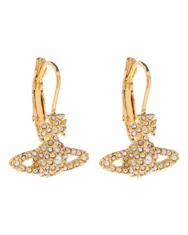 Vivienne Westwood Ohrringe mit Kristallen - Gold Gold