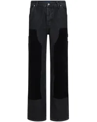 Karl Lagerfeld Cordjeans mit weitem Bein Grau