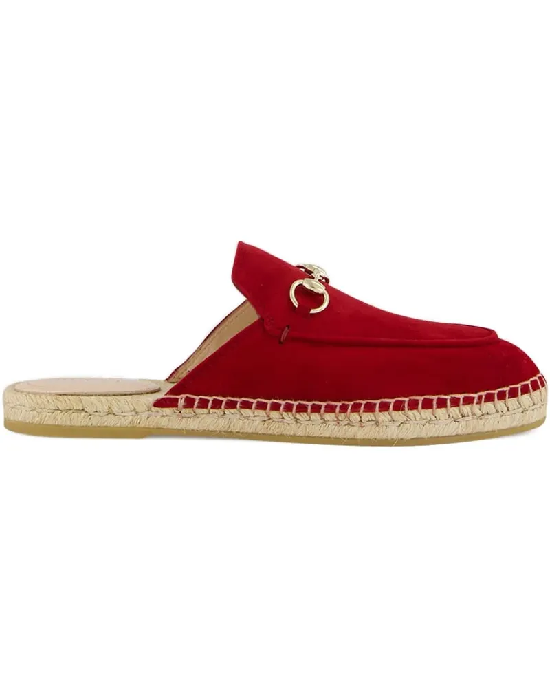 Gucci Espadrilles mit Horsebit - Rot Rot