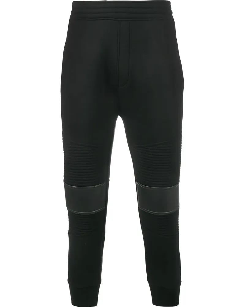 Neil Barrett Moto' Jogginghose - Schwarz Schwarz
