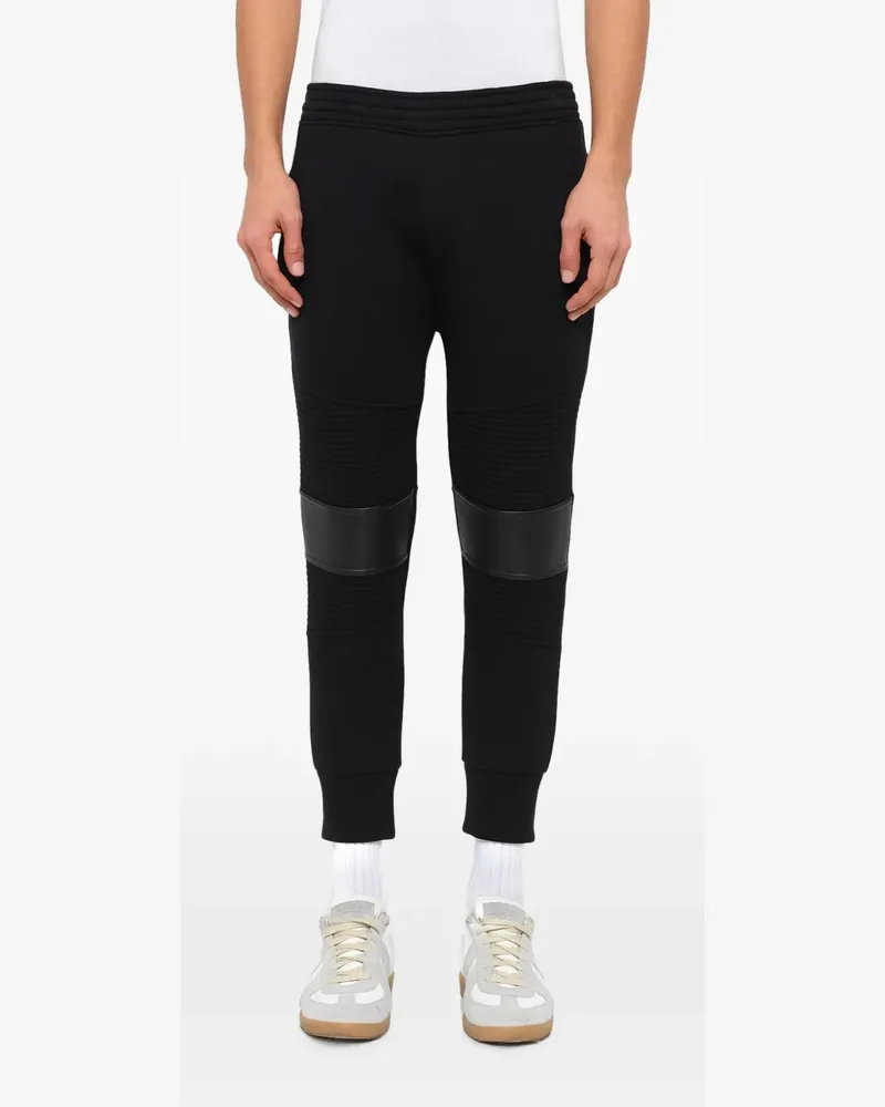 Neil Barrett Moto' Jogginghose - Schwarz Schwarz