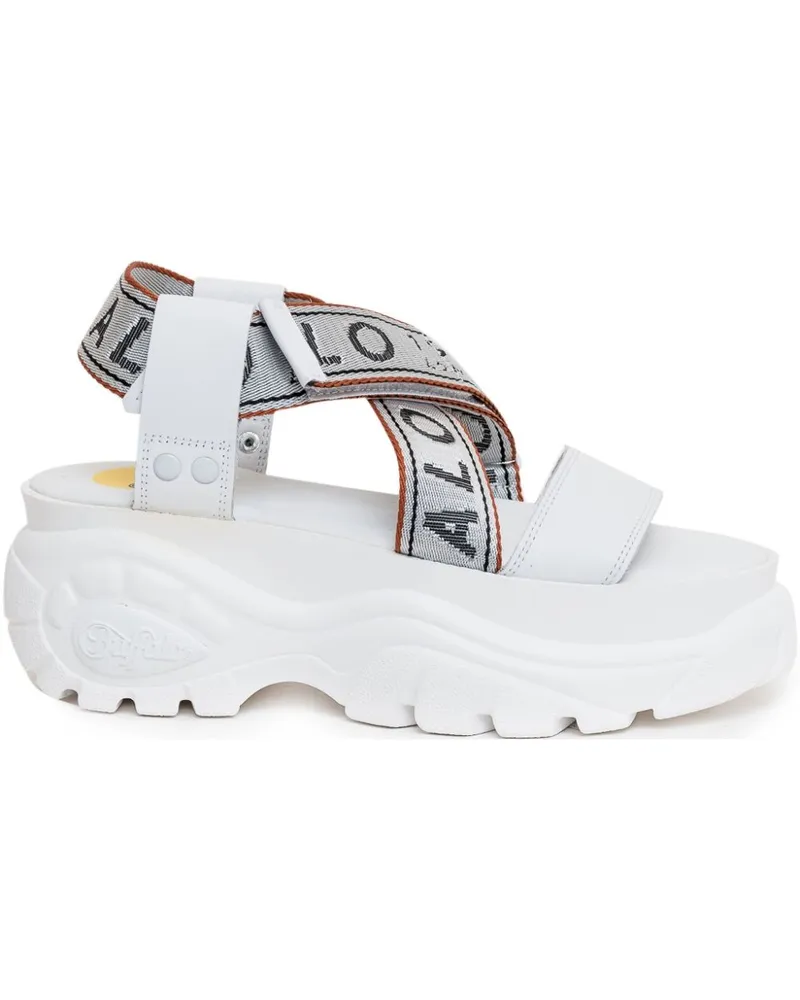 Buffalo Sandalen mit Logo - Weiß Weiß
