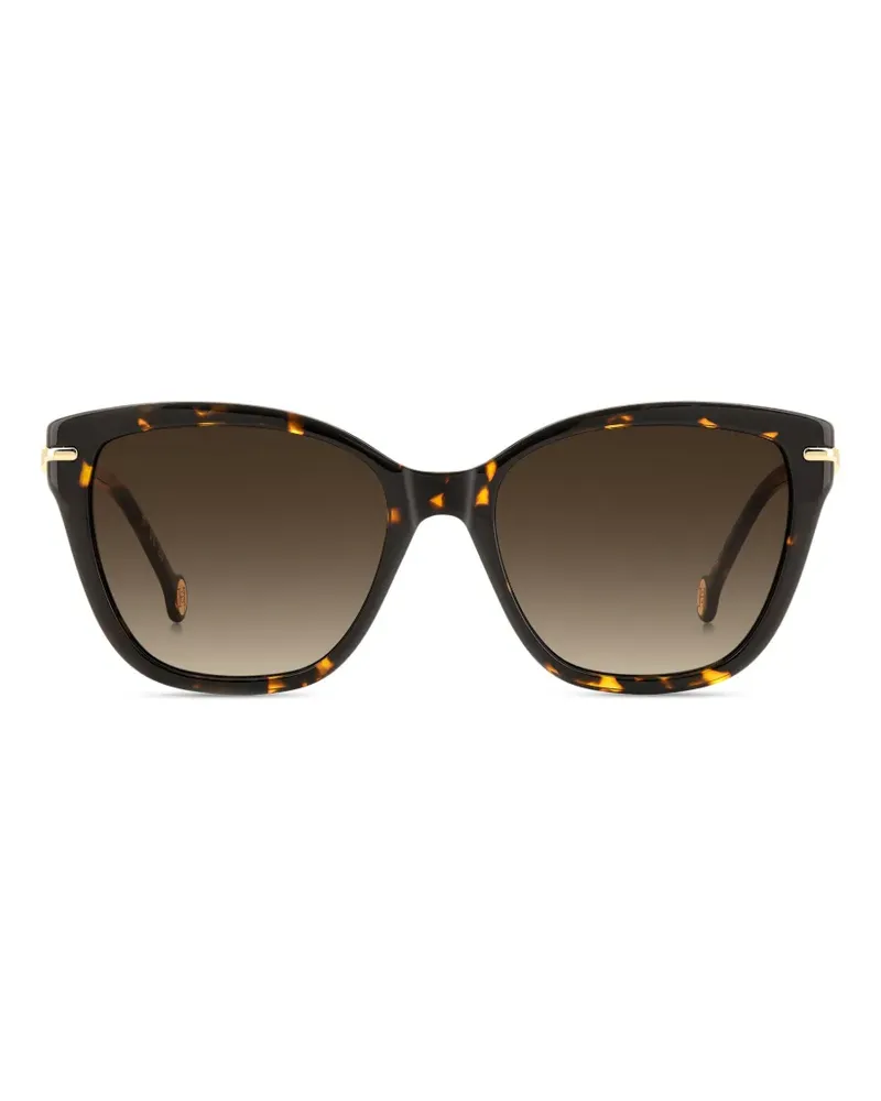 Carolina Herrera New York Cat-Eye-Sonnenbrille - Braun Braun