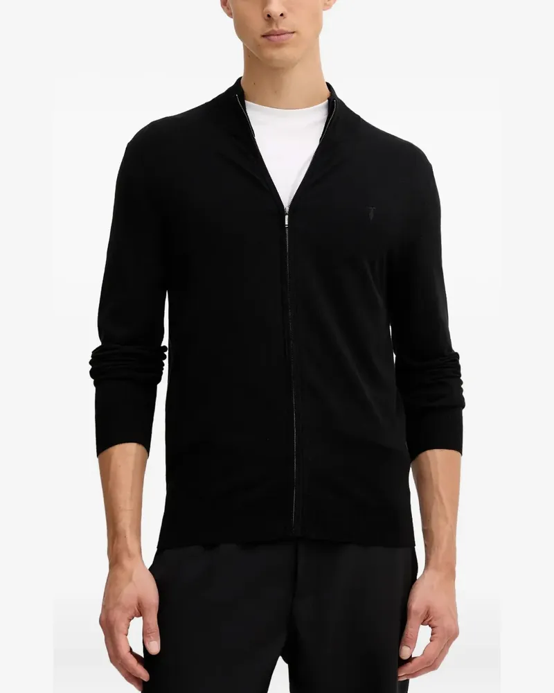 Trussardi Sweatshirt mit Reißverschluss - Schwarz Schwarz