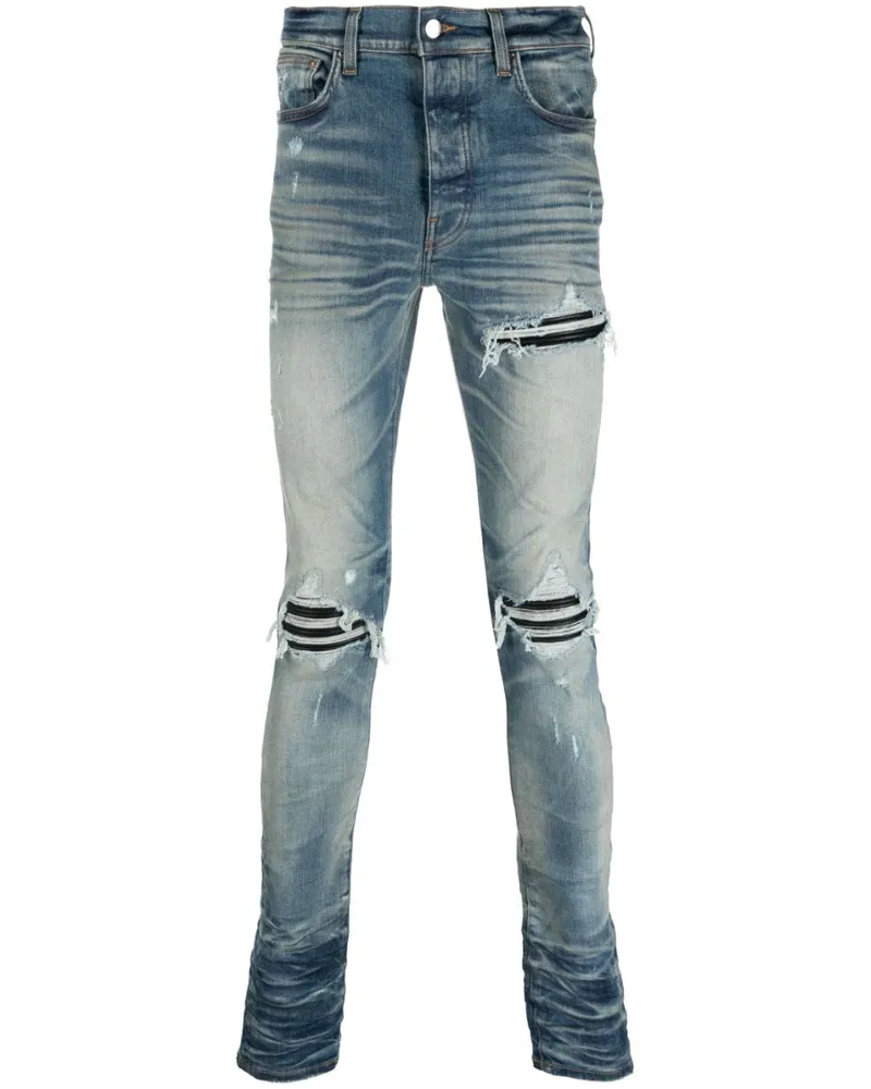 Amiri Skinny-Jeans im Distressed-Look - Blau Blau