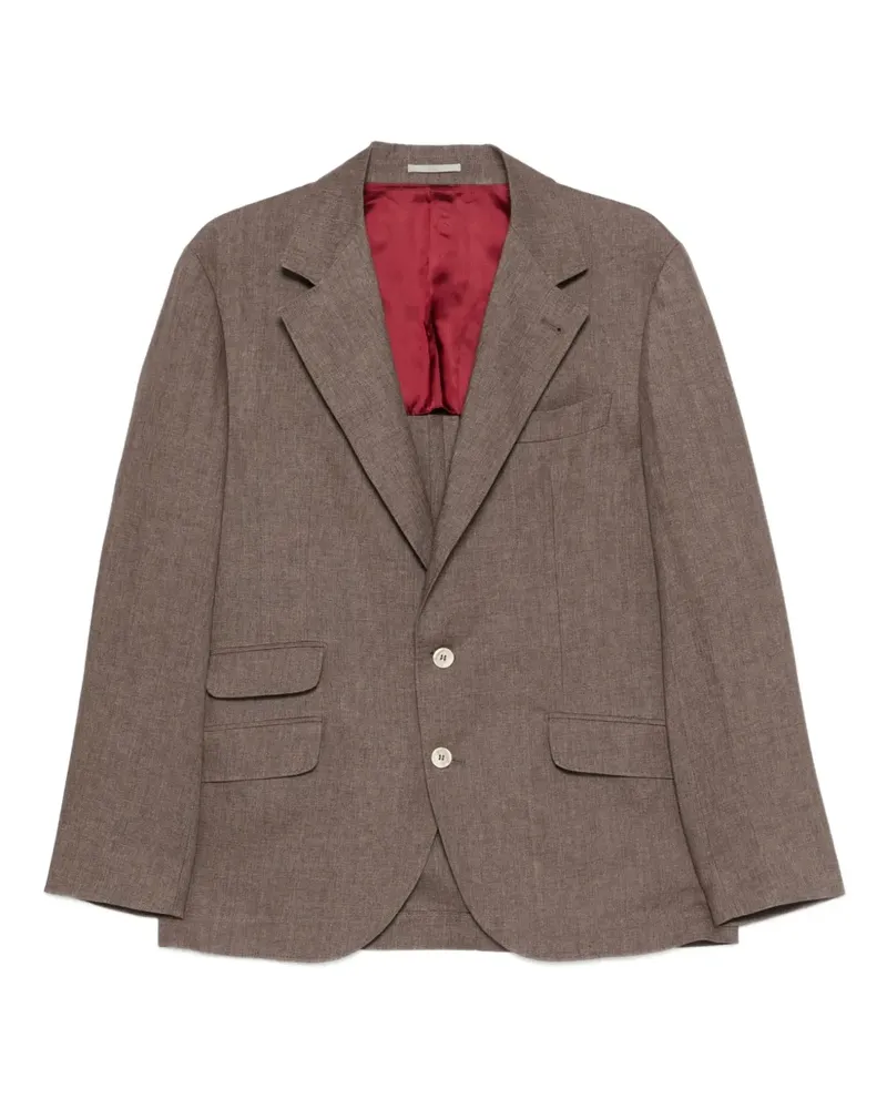 Brunello Cucinelli Jacke mit Knöpfen - Braun Braun