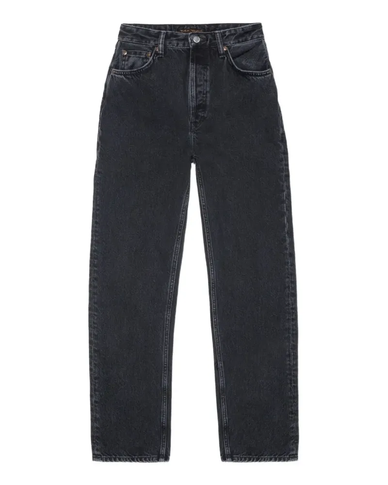 Nudie Jeans Lofty Lo jeans - Schwarz Schwarz