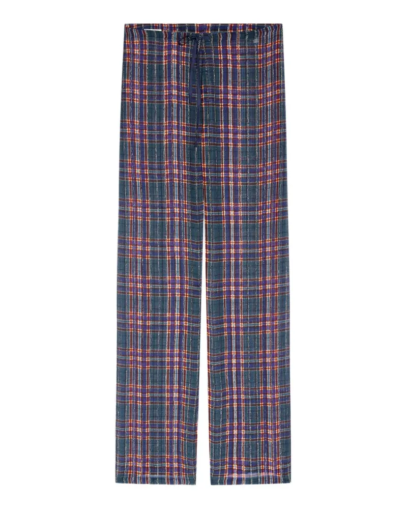 Dries van Noten Hose mit Stretchbund - Blau Blau