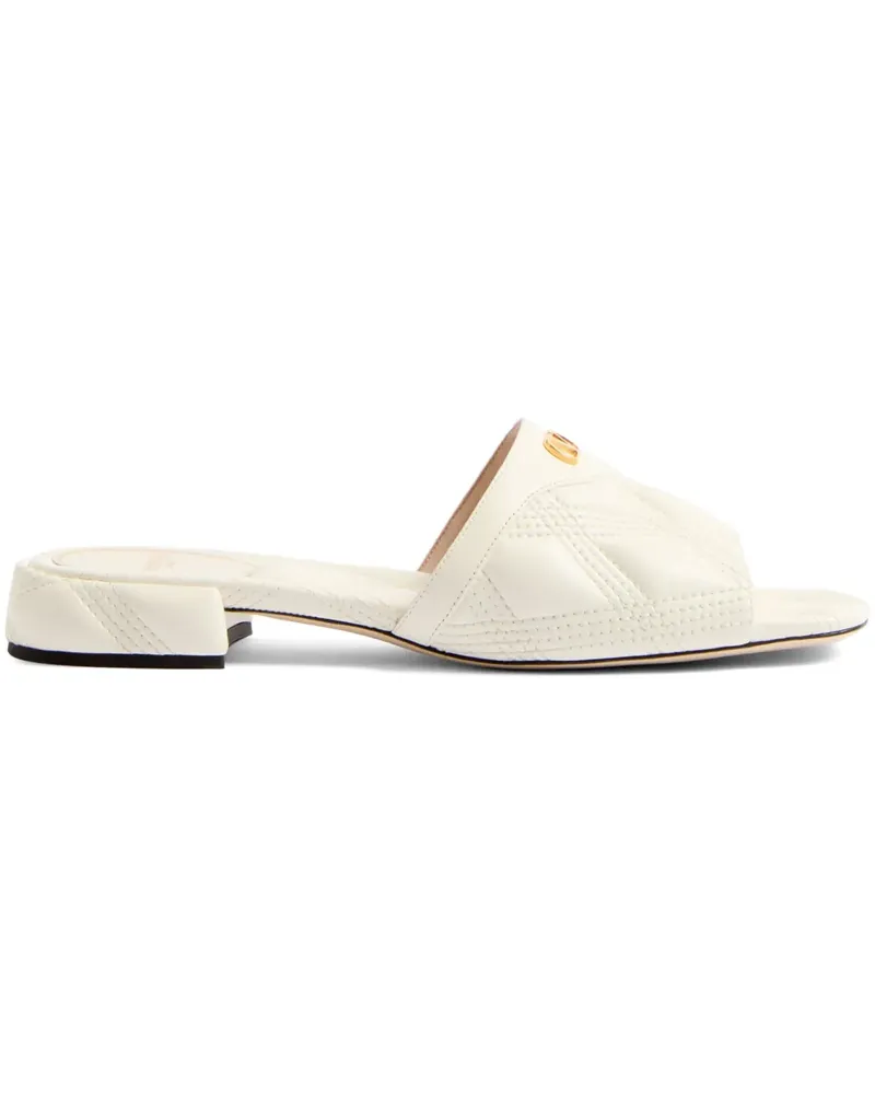 Valentino Garavani Quiltie 67 Sandalen 20mm - Weiß Weiß