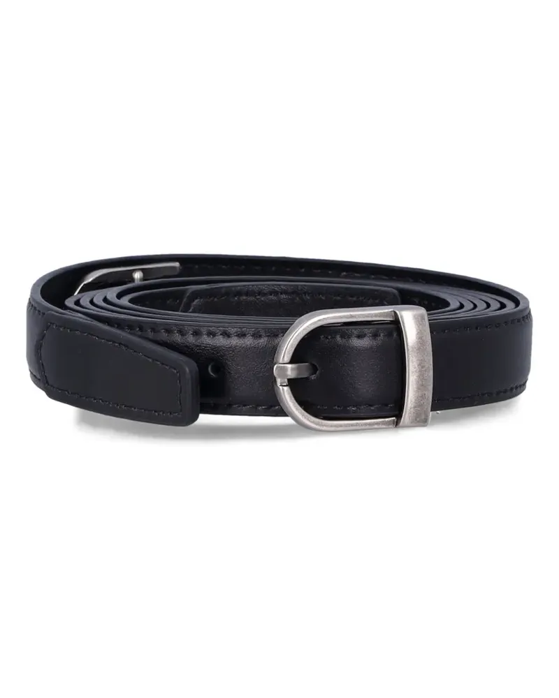 LOW CLASSIC two-way buckle belt - Schwarz Schwarz