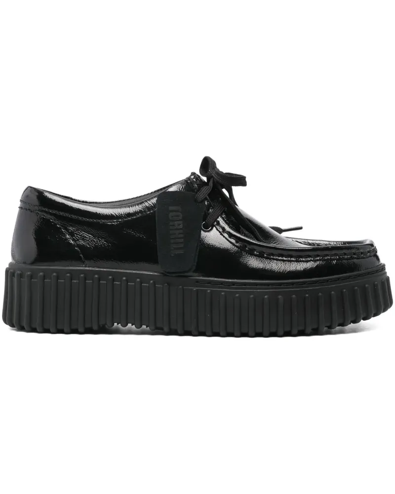 Clarks Torhill Bee leather sneakers - Schwarz Schwarz