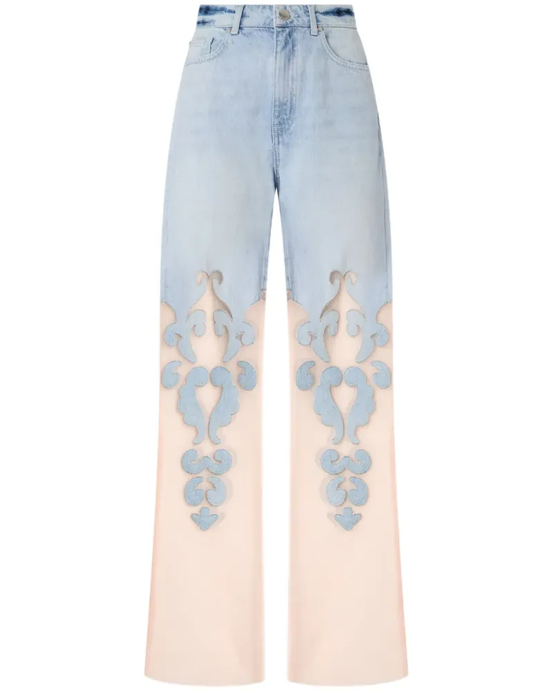 Pinko Jeans mit hohem Bund - Blau Blau