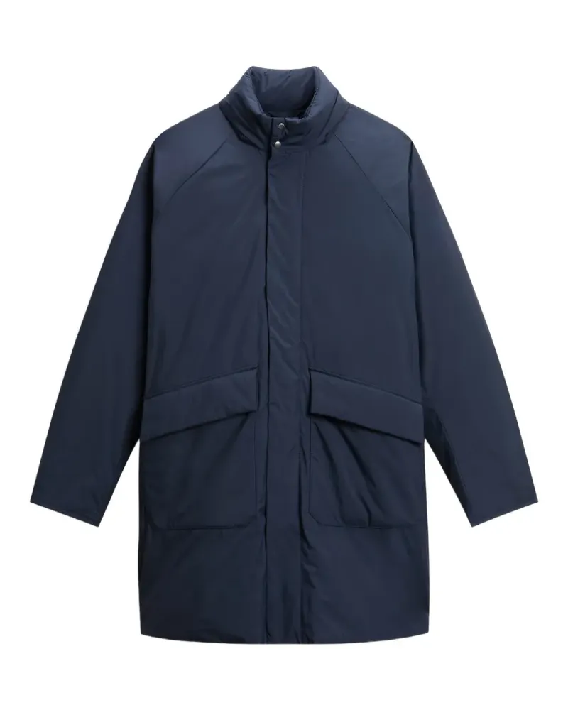 Woolrich Micro-Ripstop-Kapuzenparka - Blau Blau