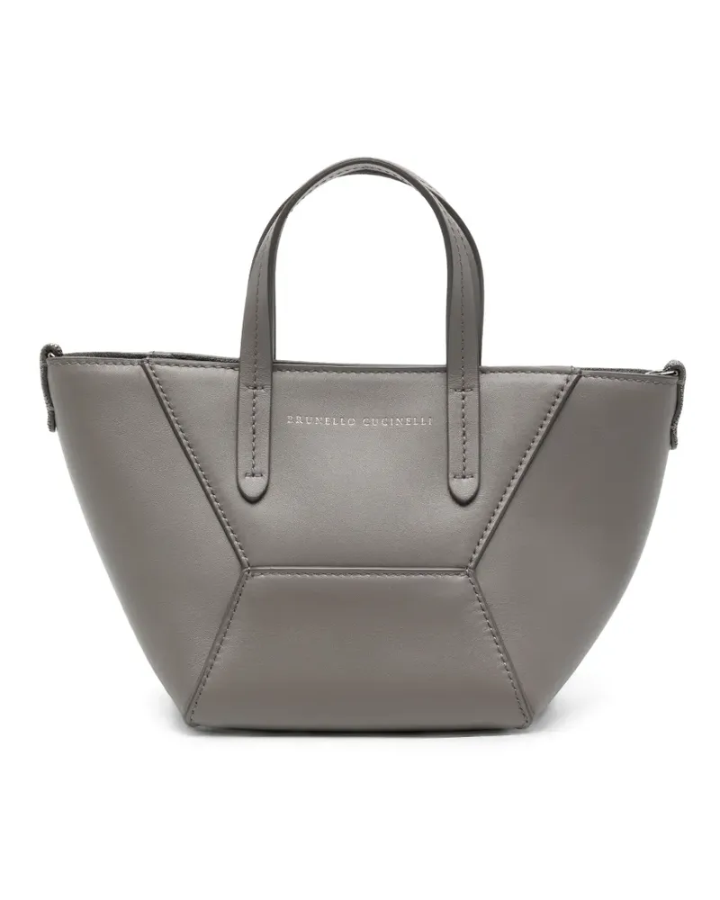 Brunello Cucinelli Duo Tote Bag - Grau Grau