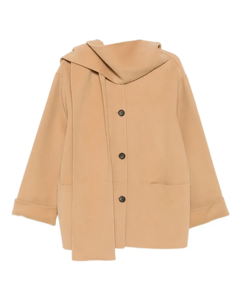 Erika Cavallini single-breasted coat - Braun Braun