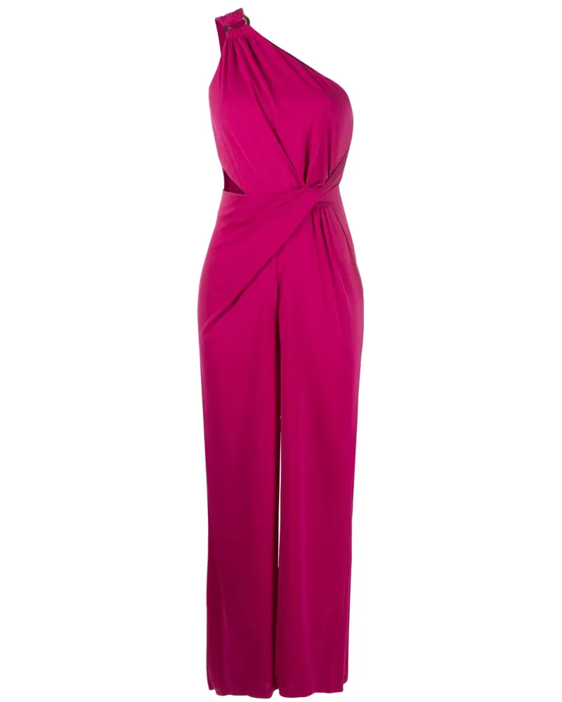 Ralph Lauren One-Shoulder-Jumpsuit - Rosa Rosa
