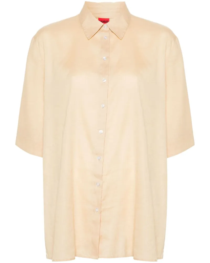 HUGO BOSS Hemd mit klassischem Schnitt - Nude Nude