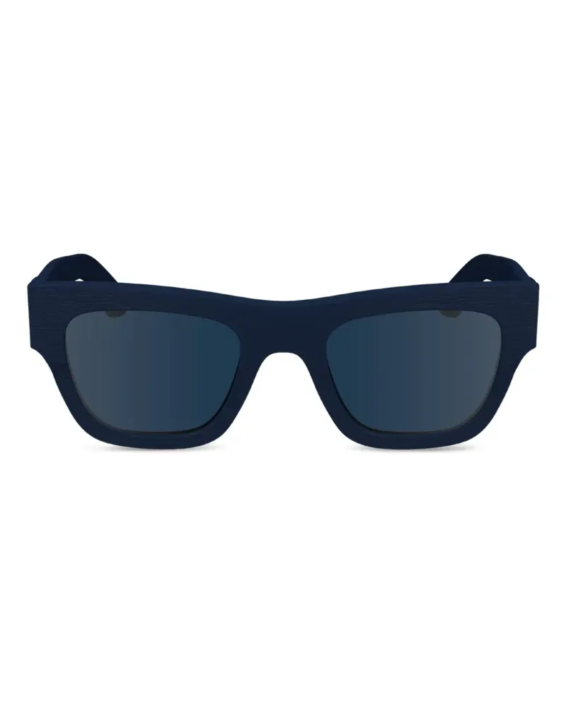 Calvin Klein Sonnenbrille mit eckigem Gestell - Blau Blau