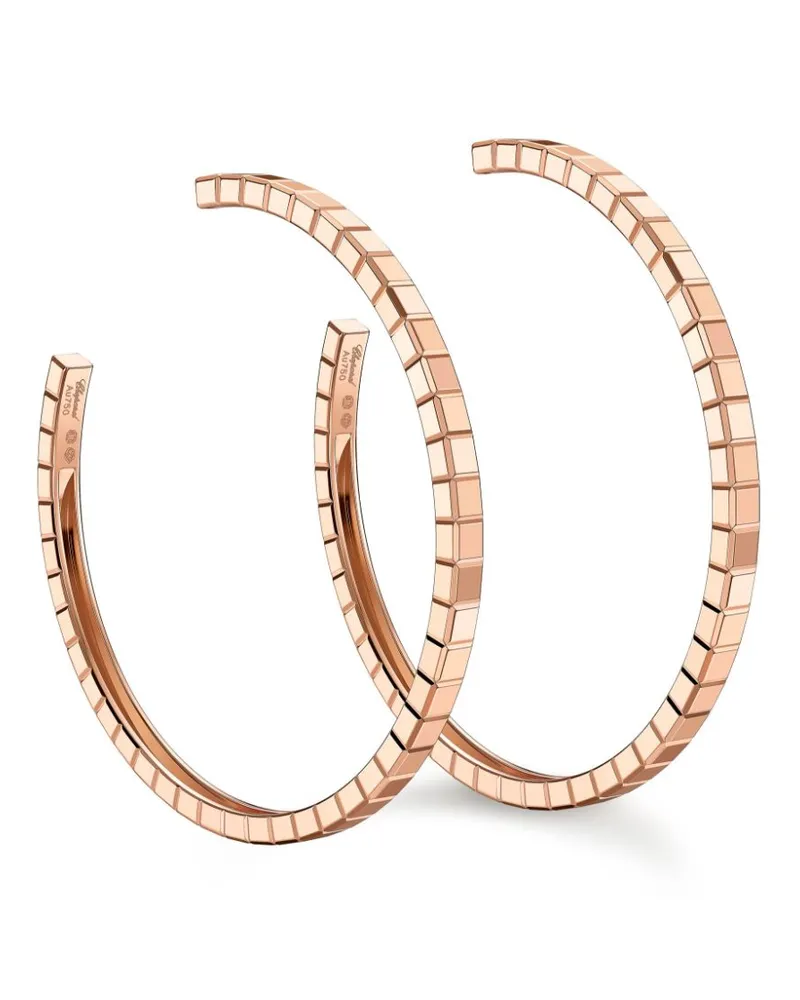 Chopard 18kt Ice Cube Rotgoldohrringe - Rosa Rosa
