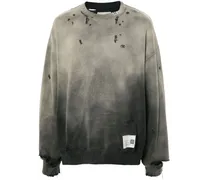 Ausgeblichenes Sweatshirt im Distressed-Look