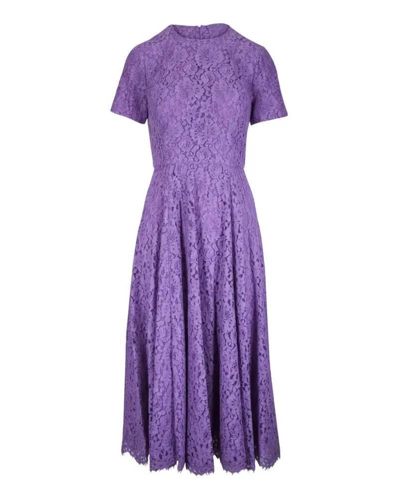 Michael Kors Dance Kleid mit Blumenspitze - Violett Violett