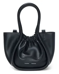 Proenza Schouler XS Handtasche mit Raffung Schwarz